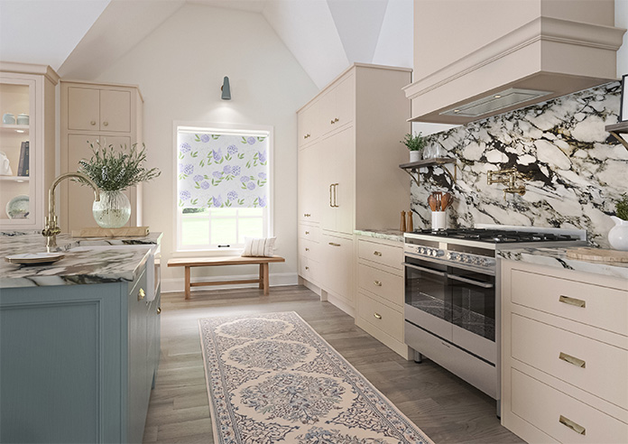 Hydrangea, Violet - Twist&Fit Roller Blind - Image 7